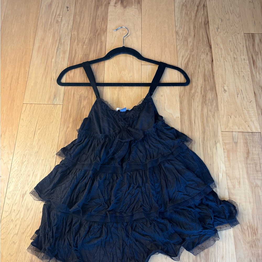 Victoria's Secret Black Lace Detail Top